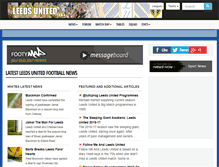 Tablet Screenshot of leedsunited-mad.co.uk